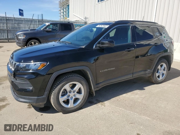 2024 Jeep Compass Sport with VIN 3C4NJDAN1RT594604, listed as a Copart auction lot 52639225 with 27,316 mi miles and Clean Title. Bid and sale history available at carsss.com. Image 1.