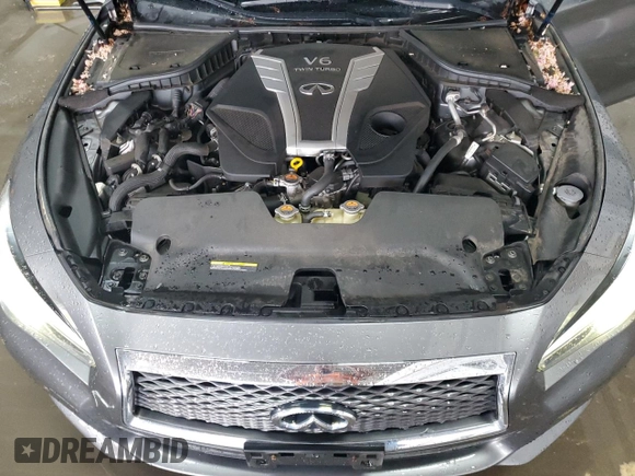 2017 Infiniti Q50 Signature Edition z VIN JN1EV7AR4HM834373, wystawiony jako Copart lot #56761575 z przebiegiem 44 333 mil mil oraz Szkoda całkowita • Salvage title. Historia ofert i sprzedaży dostępna na DreamBid. Obrazek 11.