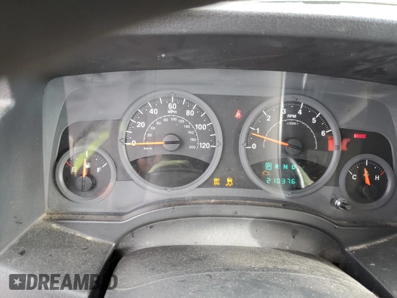 2007 Jeep Compass Sport with VIN 1J8FF47W87D210173, listed as a Copart auction lot 88045195 with 210,376 mi miles and Salvage Title. Bid and sale history available at carsss.com. Image 9.