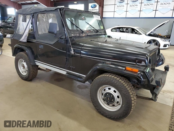 1993 Jeep Wrangler S with VIN 1J4FY19P9PP227563, listed as a Copart auction lot 60095405 with 166,851 mi miles and Clean title. Bid and sale history available at DreamBid. Image 4.