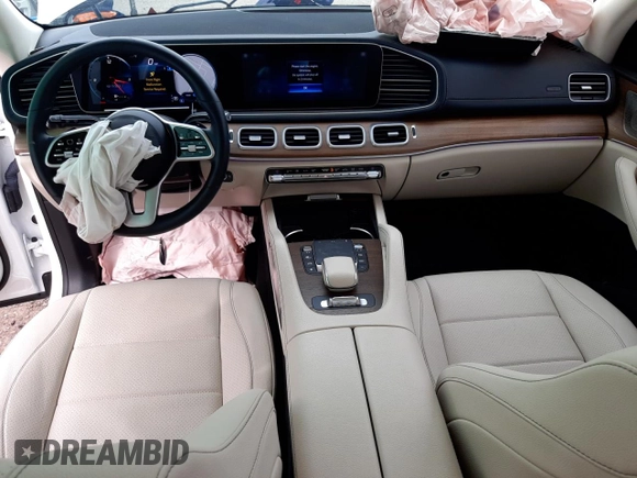 2021 Mercedes-Benz GLS with VIN 4JGFF5KE2MA440425, listed as a Copart auction lot 41834273 with 23,335 mi miles. Bid and sale history available at carsss.com. Image 8.