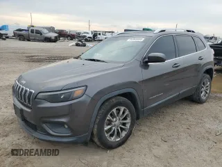 2019 Jeep Cherokee Latitude Plus z VIN 1C4PJLLB8KD313223, wystawiony jako Copart lot #54965855 z przebiegiem 121 652 mil mil oraz Szkoda całkowita • Salvage title. Historia ofert i sprzedaży dostępna na DreamBid. Obrazek 1.