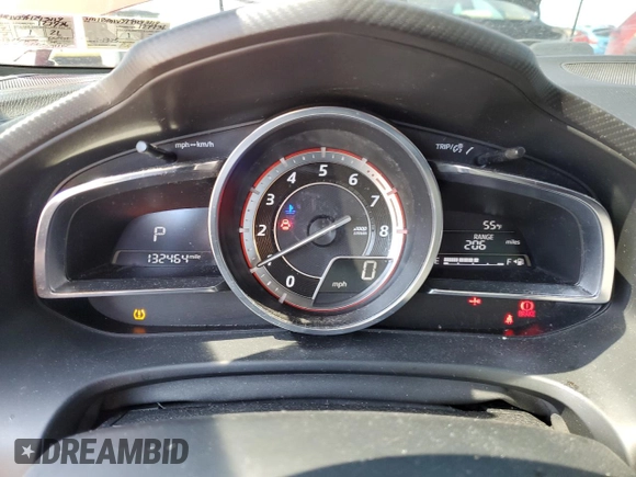2015 Mazda 3 S Touring with VIN JM1BM1V39F1243119, listed as a Copart auction lot 53475575 with 132,464 mi miles and Salvage Title. Bid and sale history available at DreamBid. Image 9.