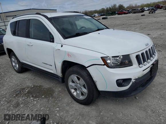 2017 Jeep Compass High Altitude with VIN 1C4NJCEB6HD102728, listed as a Copart auction lot 50896705 with 132,735 mi miles and Salvage title. Bid and sale history available at DreamBid. Image 4.
