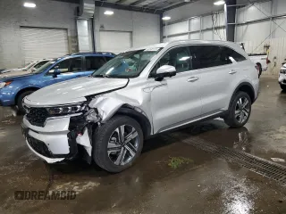2024 Kia Sorento SX Prestige with VIN KNDRKDLG3R5247126, listed as a Copart auction lot 55260115 with 17,154 mi miles and Salvage title. Bid and sale history available at DreamBid. Image 1.