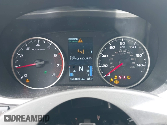 2024 Mitsubishi Eclipse Cross SE with VIN JA4ATWAAXRZ077726, listed as a IAAI auction lot 42842663 with 26,804 mi miles and . Bid and sale history available at DreamBid. Image 7.