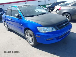 2002 Mitsubishi Lancer OZ-Rally with VIN JA3AJ86E82U068706, listed as a IAAI auction lot 41820754 with 133,843 mi miles. Bid and sale history available at carsss.com. Image 1.