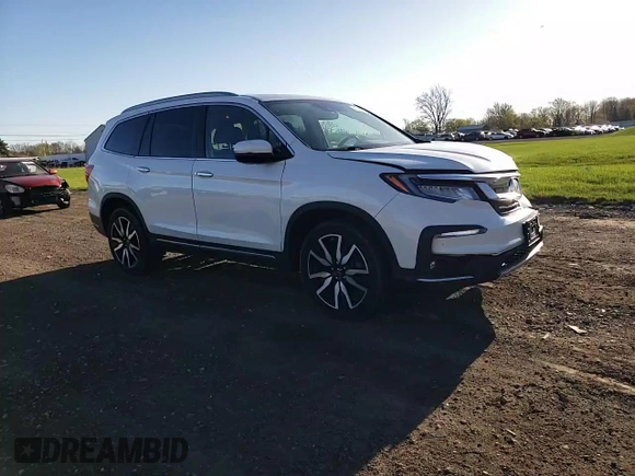 2021 Honda Pilot Elite with VIN 5FNYF6H05MB004870, listed as a Copart auction lot 54119115 with 99,491 mi miles and Salvage title. Bid and sale history available at DreamBid. Image 14.