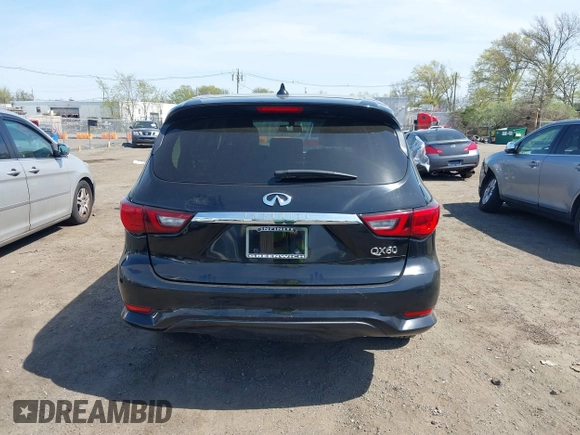2018 Infiniti QX60 with VIN 5N1DL0MM4JC529193, listed as a IAAI auction lot 42091013 with 202,602 mi miles. Bid and sale history available at carsss.com. Image 16.