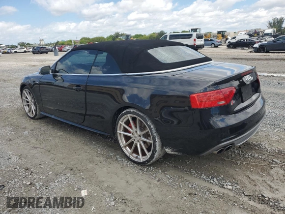 2014 Audi S5 Premium Plus z VIN WAUCGAFH4EN000456, wystawiony jako Copart lot #56907415 z przebiegiem 158 392 mil mil oraz Szkody całkowita. Historia ofert i sprzedaży dostępna na DreamBid. Obrazek 2.