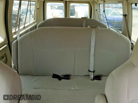 2012 Ford Econoline Passenger XL with VIN 1FBNE3BL3CDA28540, listed as a Copart auction lot 59756185 with 139,130 mi miles and Clean title. Bid and sale history available at DreamBid. Image 10.
