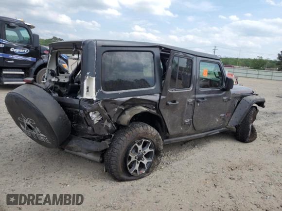 2021 Jeep Wrangler Unlimited Rubicon z VIN 1C4HJXFN5MW611642, wystawiony jako Copart lot #53529615 z przebiegiem 43 398 mil mil oraz Szkoda całkowita • Salvage title. Historia ofert i sprzedaży dostępna na DreamBid. Obrazek 3.