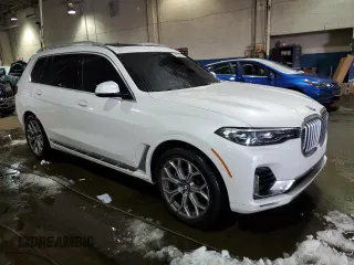 2020 BMW X7 xDrive40i with VIN 5UXCW2C08L9A03782, listed as a Copart auction lot 44856085 with 148,166 mi miles and Salvage Title. Bid and sale history available at carsss.com. Image 4.