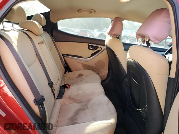 2012 Hyundai Elantra GLS z VIN KMHDH4AE6CU468500, wystawiony jako Copart lot #58522235 z przebiegiem 144 226 mil mil oraz Szkoda całkowita • Salvage title. Historia ofert i sprzedaży dostępna na DreamBid. Obrazek 10.