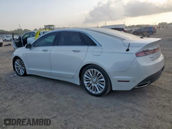 2014 Lincoln MKZ with VIN 3LN6L2GK4ER811632, listed as a Copart auction lot 59675525 with 143,230 mi miles and Salvage title. Bid and sale history available at DreamBid. Image 2.