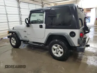 2003 Jeep Wrangler X with VIN 1J4FA39S43P350248, listed as a Copart auction lot 52089395 with 162,524 mi miles and Salvage Title. Bid and sale history available at carsss.com. Image 2.