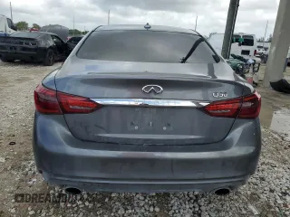 2020 Infiniti Q50 Edition 30 with VIN JN1EV7AP4LM205056, listed as a Copart auction lot 51043005 with 54,493 mi miles and Salvage Title. Bid and sale history available at DreamBid. Image 6.