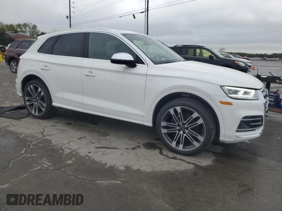 2018 Audi SQ5 Prestige with VIN WA1C4AFY3J2224433, listed as a Copart auction lot 50396395 with 68,916 mi miles and Salvage Title. Bid and sale history available at carsss.com. Image 4.