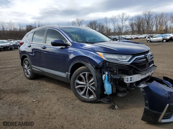 2021 Honda CR-V Hybrid Touring with VIN 7FART6H91ME003540, listed as a Copart auction lot 50492635 with NaN miles and Salvage Title. Bid and sale history available at carsss.com. Image 4.