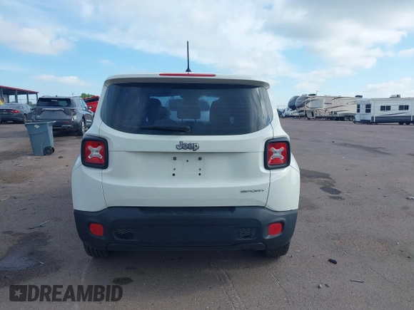 2017 Jeep Renegade Sport with VIN ZACCJAAB1HPF44805, listed as a IAAI auction lot 42797603 with 171,483 mi miles and . Bid and sale history available at DreamBid. Image 16.