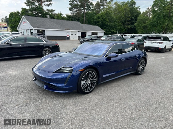 2020 Porsche Taycan Turbo with VIN WP0AC2Y10LSA71456, listed as a Copart auction lot 60939295 with 152,624 mi miles and Clean title. Bid and sale history available at DreamBid. Image 2.