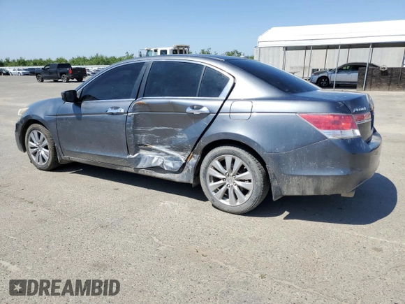 2011 Honda Accord EX-L with VIN 1HGCP3F88BA029560, listed as a Copart auction lot 56164185 with 154,983 mi miles and Salvage title. Bid and sale history available at DreamBid. Image 2.