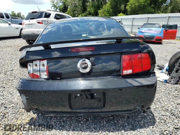 2006 Ford Mustang GT Deluxe with VIN 1ZVHT82H465191958, listed as a Copart auction lot 65255415 with Not provided miles and Salvage title. Bid and sale history available at DreamBid. Image 6.