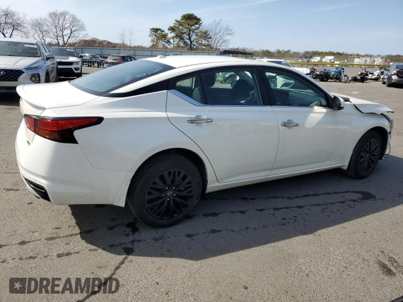2025 Nissan Altima SV with VIN 1N4BL4DW1SN336595, listed as a Copart auction lot 48721885 with 1,456 mi miles and Salvage Title. Bid and sale history available at DreamBid. Image 3.