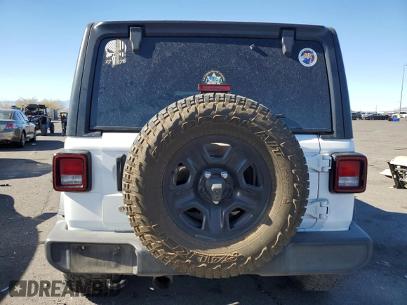 2020 Jeep Wrangler Sport S с VIN 1C4GJXAG4LW140067, выставлен на аукционе Copart как лот 89398295 с пробегом 34 651 миль миль и Списание • Salvage title. История ставок и продаж доступна на DreamBid. Изображение 6.