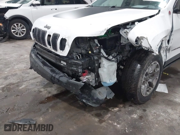 2021 Jeep Cherokee Trailhawk with VIN 1C4PJMBX8MD139644, listed as a IAAI auction lot 42419334 with 68,333 mi miles and . Bid and sale history available at DreamBid. Image 6.