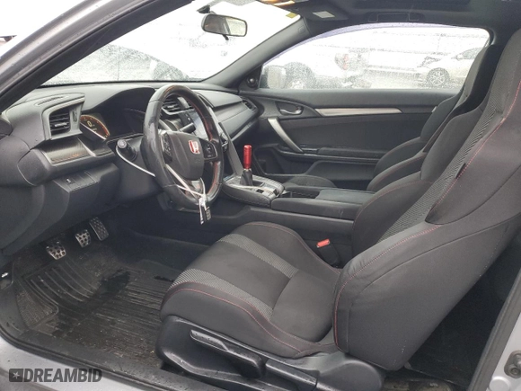 2018 Honda Civic Si Coupe with VIN 2HGFC3A5XJH753823, listed as a Copart auction lot 43058785 with 95,401 mi miles and Salvage Title. Bid and sale history available at carsss.com. Image 7.