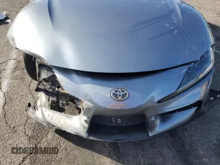 2021 Toyota GR Supra 3.0 with VIN WZ1DB0C00MW039702, listed as a Copart auction lot 89028515 with 42,426 mi miles and Salvage Title. Bid and sale history available at carsss.com. Image 12.