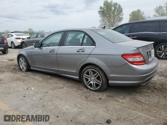 2008 Mercedes-Benz C 350 Sport with VIN WDDGF56X58R025469, listed as a Copart auction lot 51845005 with 49,759 mi miles and Salvage title. Bid and sale history available at DreamBid. Image 2.