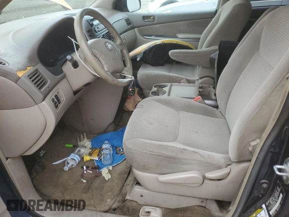 2006 Toyota Sienna LE with VIN 5TDBA23C06S057070, listed as a Copart auction lot 52540265 with 278,454 mi miles and Salvage Title. Bid and sale history available at DreamBid. Image 7.