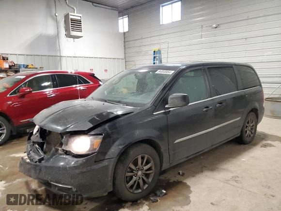 2015 Chrysler Town & Country S with VIN 2C4RC1HG4FR572726, listed as a Copart auction lot 86858984 with 140,033 mi miles and Salvage Title. Bid and sale history available at DreamBid. Image 1.