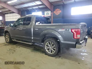 2017 Ford F-150 XL with VIN 1FTFX1EF7HFC55035, listed as a Copart auction lot 45497235 with 62,797 mi miles and Salvage Title. Bid and sale history available at carsss.com. Image 2.