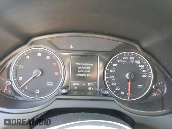 2015 Audi Q5 Premium Plus with VIN WA1DGAFP0FA005106, listed as a Copart auction lot 52999355 with 88,174 mi miles and Salvage title. Bid and sale history available at DreamBid. Image 9.
