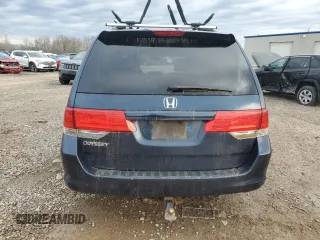 2010 Honda Odyssey EX with VIN 5FNRL3H44AB091896, listed as a Copart auction lot 52734985 with 174,596 mi miles and Salvage Title. Bid and sale history available at carsss.com. Image 6.