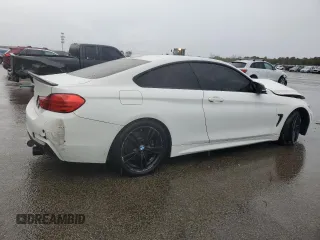 2017 BMW 4 Series 440i with VIN WBA4P1C59HK522441, listed as a Copart auction lot 84673044 with Not Provided miles and Salvage Title. Bid and sale history available at carsss.com. Image 3.
