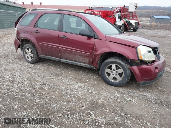 2008 Chevrolet Equinox LS with VIN 2CNDL13F086076296, listed as a IAAI auction lot 41458503 with 132,596 mi miles. Bid and sale history available at carsss.com. Image 1.