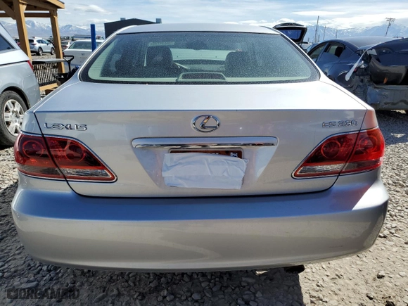 2005 Lexus ES 330 with VIN JTHBA30G655117594, listed as a Copart auction lot 50234725 with 227,603 mi miles and Salvage Title. Bid and sale history available at carsss.com. Image 6.