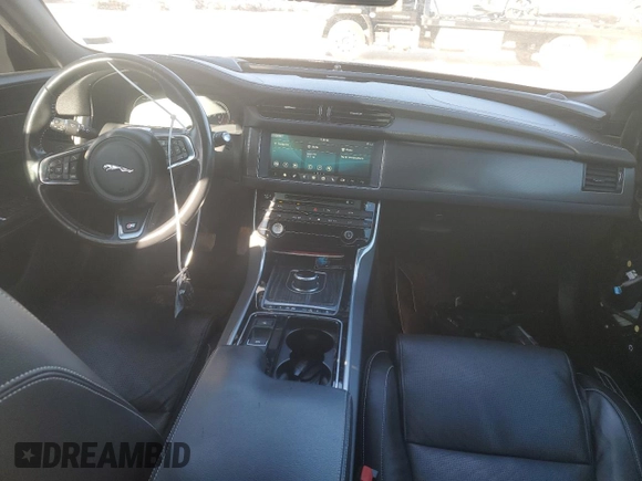 2017 Jaguar XF S with VIN SAJBG4BV0HCY34186, listed as a Copart auction lot 83803004 with 64,915 mi miles and Salvage Title. Bid and sale history available at carsss.com. Image 8.
