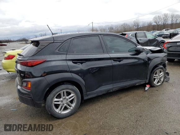 2021 Hyundai Kona SE with VIN KM8K1CAAXMU640922, listed as a Copart auction lot 47826965 with 122,411 mi miles and Salvage Title. Bid and sale history available at carsss.com. Image 3.
