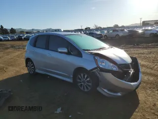 2013 Honda Fit Sport with VIN JHMGE8H5XDC026817, listed as a Copart auction lot 49682795 with 129,618 mi miles and Salvage Title. Bid and sale history available at carsss.com. Image 4.