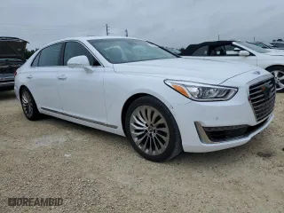 2019 Genesis G90 3.3T Premium with VIN KMHG34JA3KU052606, listed as a Copart auction lot 74087844 with 12,831 mi miles and Non Repairable. Bid and sale history available at carsss.com. Image 4.