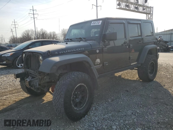 2008 Jeep Wrangler Unlimited Rubicon with VIN 1J4GA69118L590353, listed as a Copart auction lot 48487245 with 138,977 mi miles and Salvage Title. Bid and sale history available at carsss.com. Image 1.