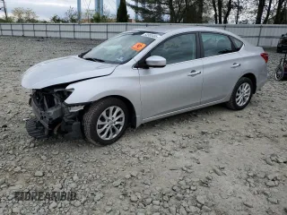 2019 Nissan Sentra SV with VIN 3N1AB7AP1KY400048, listed as a Copart auction lot 53985405 with 49,447 mi miles and Salvage Title. Bid and sale history available at DreamBid. Image 1.