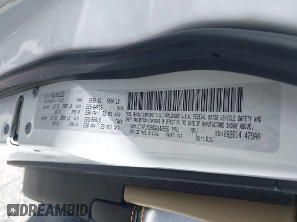 2016 Jeep Cherokee Limited с VIN 1C4PJMDB6GW142956, выставлен на аукционе IAAI как лот 42779783 с пробегом 136 836 миль миль и . История ставок и продаж доступна на DreamBid. Изображение 9.