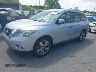 2014 Nissan Pathfinder S with VIN 5N1AR2MM2EC608509, listed as a IAAI auction lot 42583796 with 85,955 mi miles and . Bid and sale history available at DreamBid. Image 2.