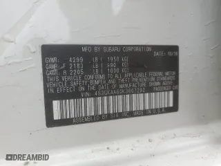 2019 Subaru Impreza with VIN 4S3GKAA60K3607292, listed as a Copart auction lot 53714965 with 41,972 mi miles and Salvage Title. Bid and sale history available at carsss.com. Image 13.